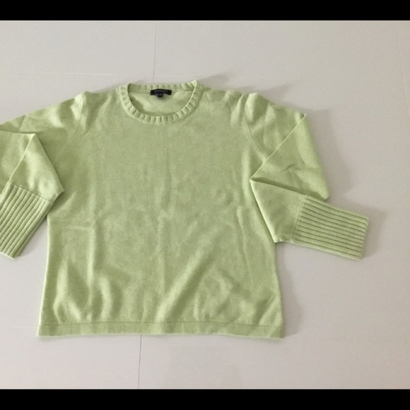 light green crew neck
